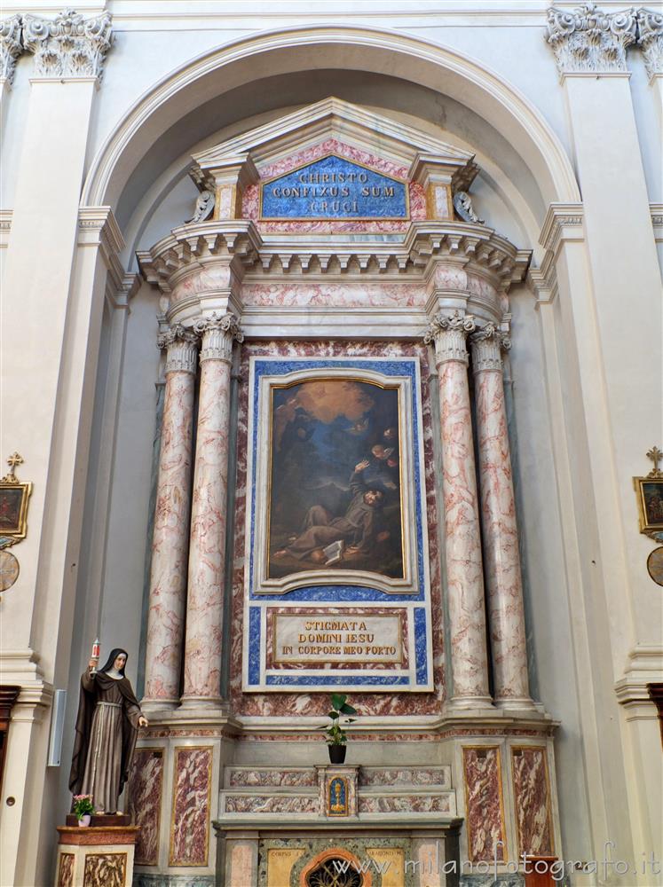 Rimini (Italy) - Altar of Saint Francis in the Church of San Bernardino